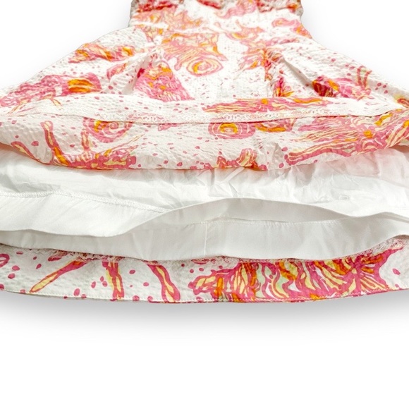 Lilly Pulitzer | “Conched Out” Seersucker Sundress (00) 🐚 - Picture 6 of 10